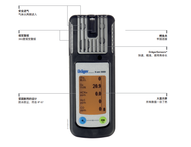 德尔格X-AM5000气体检测仪